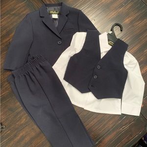 Navy 4 piece suit set - 2T